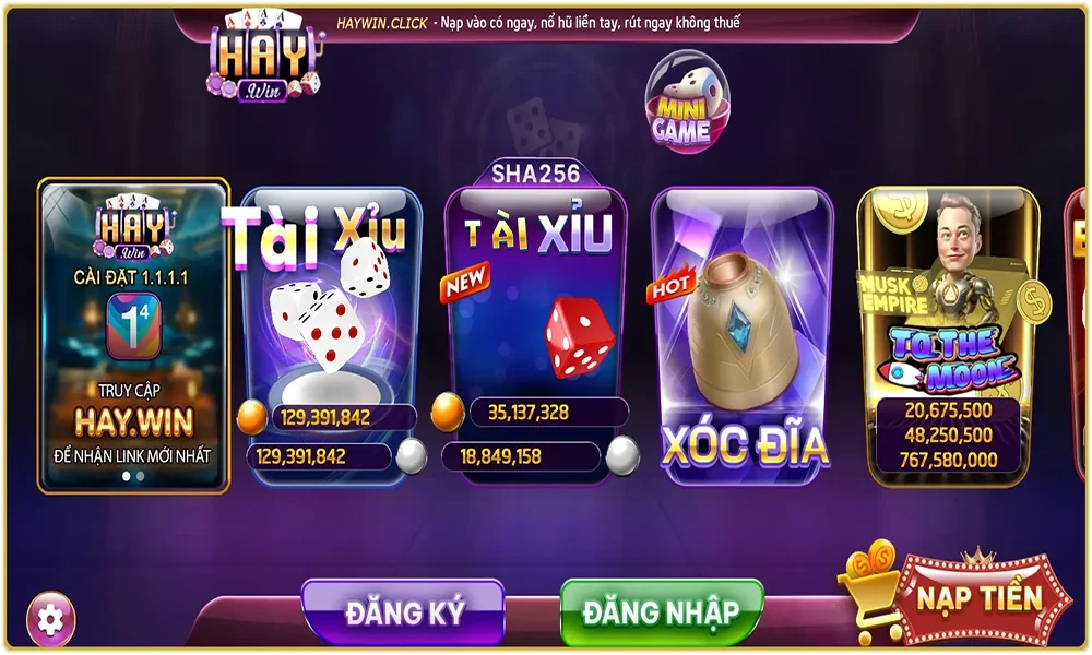 game bài đổi thưởng haywin