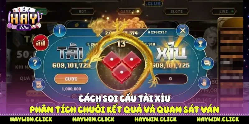 Cách soi cầu tài xỉu
