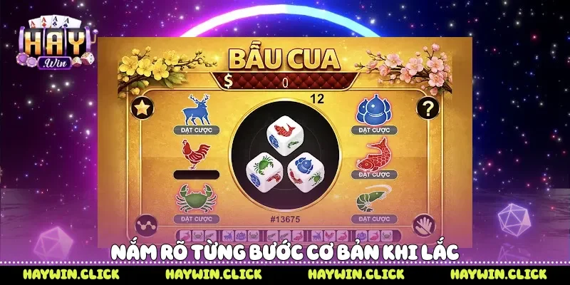 Nắm rõ từng bước cơ bản khi lắc 